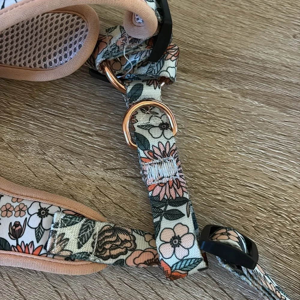 Small Dog Floral Harness